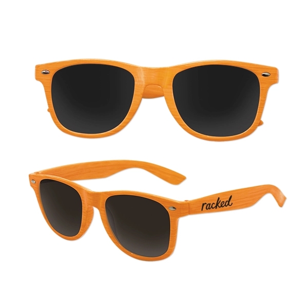 Wood grain sunglasses with UV400 lenses.... from ASI 98360 WOWLine / WOWLine®