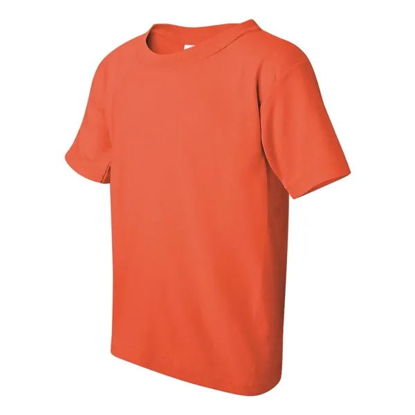 Youth 5.3 oz pre-shrunk, 100% heavy cotton t-shirt. Blank product.... from ASI 84358 S&S Activewear