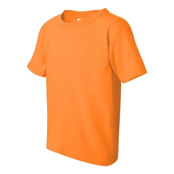 Youth 5.3 oz pre-shrunk, 100% heavy cotton t-shirt. Blank product.... from ASI 84358 S&S Activewear