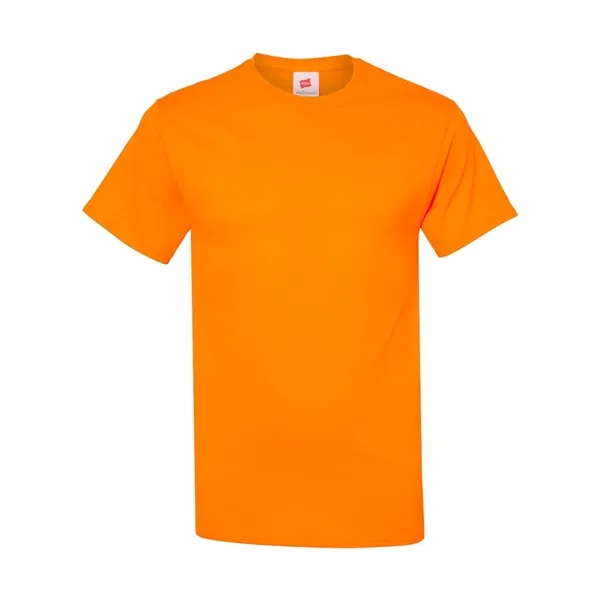Hanes adult T-shirt made of cotton/polyester with up to 5% recycled... from ASI 84358 S&S Activewear