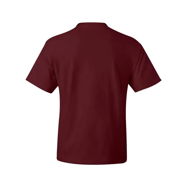 Hanes T-shirt made of 100% ring-spun cotton with double-needle stitching.... from ASI 84358 S&S Activewear
