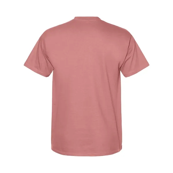 Hanes T-shirt made of 100% ring-spun cotton with double-needle stitching.... from ASI 84358 S&S Activewear