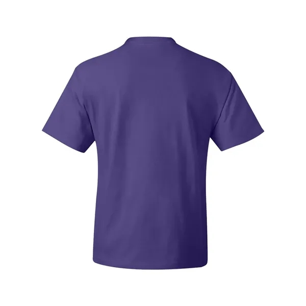 Hanes T-shirt made of 100% ring-spun cotton with double-needle stitching.... from ASI 84358 S&S Activewear