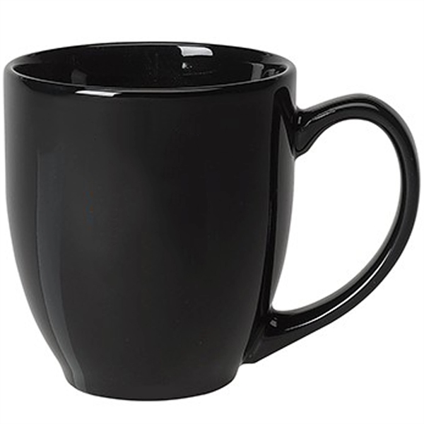 Hard-coated 15 ounce ceramic bistro-style mug in assorted colors.... from ASI 39820 Opusline (Benmex) / Opus Line