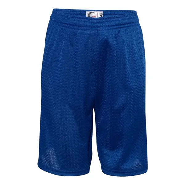 Youth polyester mesh shorts, blank.... from ASI 84358 S&S Activewear
