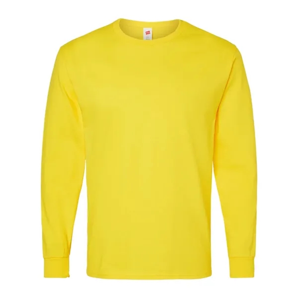 Long sleeve T-shirt made of 100% ComfortSoft® cotton with shoulder-to-shoulder taping... from ASI 84358 S&S Activewear