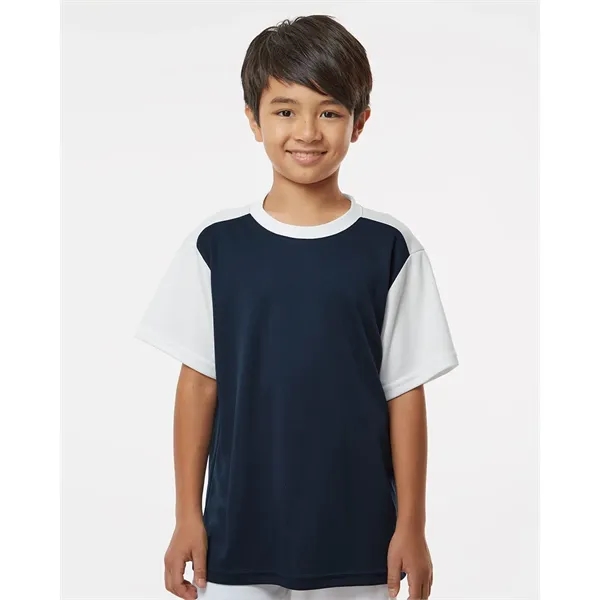 Youth Crew Neck Baseball Jersey... from ASI 84358 S&S Activewear