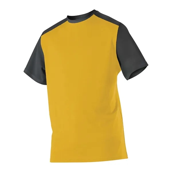 Youth Crew Neck Baseball Jersey... from ASI 84358 S&S Activewear