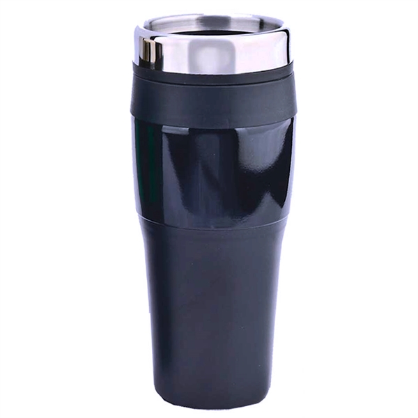 16 oz. tumbler with stainless steel outer shell, plastic liner, double... from ASI 39820 Opusline (Benmex) / Opus Line