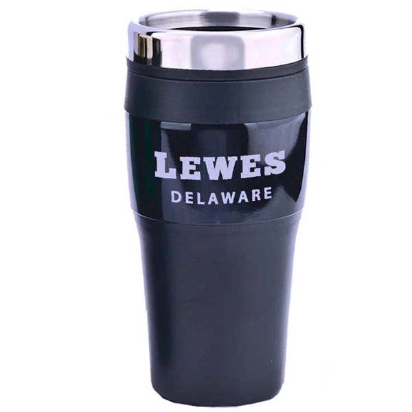 16 oz. tumbler with stainless steel outer shell, plastic liner, double... from ASI 39820 Opusline (Benmex) / Opus Line