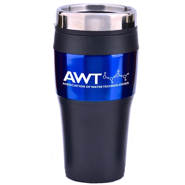 16 oz. tumbler with stainless steel outer shell, plastic liner, double... from ASI 39820 Opusline (Benmex) / Opus Line