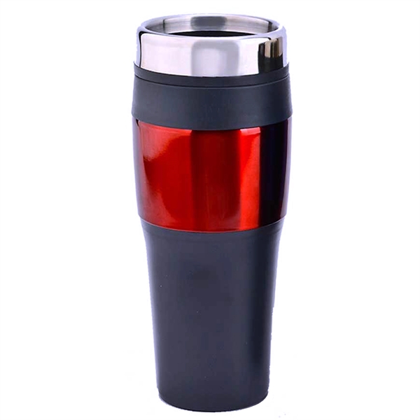 16 oz. tumbler with stainless steel outer shell, plastic liner, double... from ASI 39820 Opusline (Benmex) / Opus Line