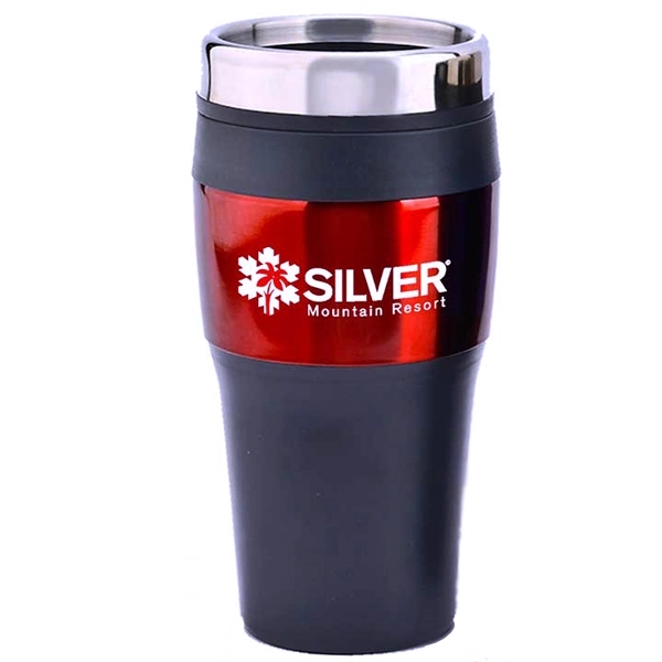 16 oz. tumbler with stainless steel outer shell, plastic liner, double... from ASI 39820 Opusline (Benmex) / Opus Line
