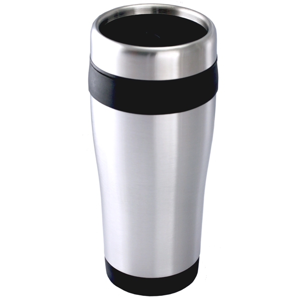 16 oz. stainless steel travel tumbler with double wall insulation and... from ASI 39820 Opusline (Benmex) / Opus Line