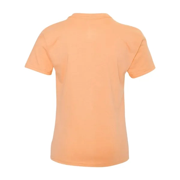 Youth short sleeve T-shirt with lay flat collar, and double-needle stitching.... from ASI 84358 S&S Activewear