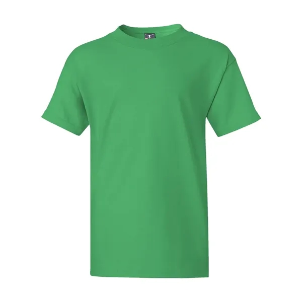 Youth short sleeve T-shirt with lay flat collar, and double-needle stitching.... from ASI 84358 S&S Activewear