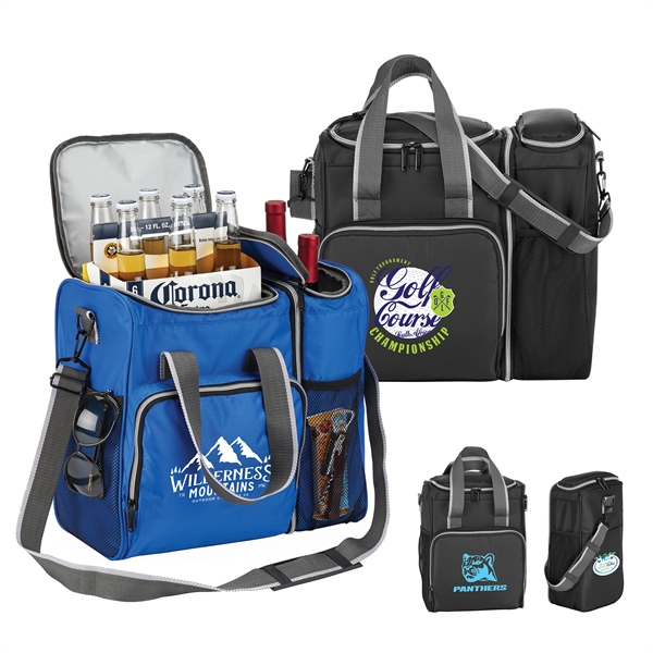 Two fully insulated compartments that zip apart into two separate coolers.... from ASI 86565 Seville Gear