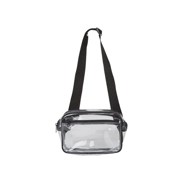 Liberty Bags Clear Stadium 2-Pocket Fanny Pack/Crossbody Bag... from ASI 84358 S&S Activewear