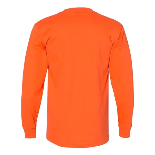Adult pre-shrunk 100% cotton USA made long sleeve t-shirt. Blank product.... from ASI 84358 S&S Activewear