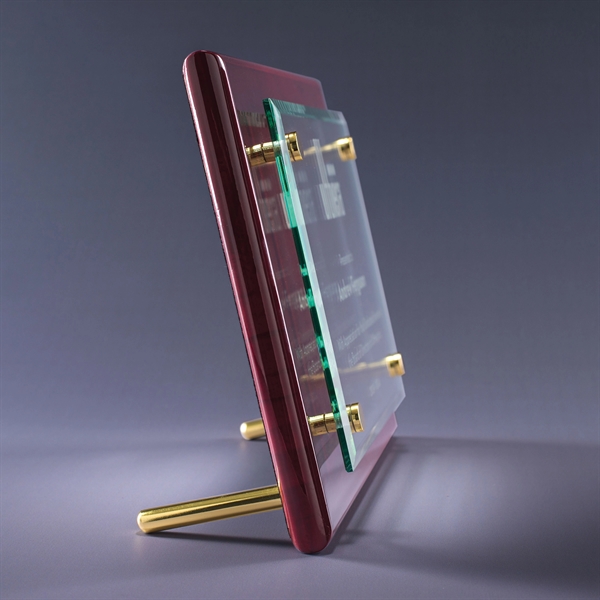 Versa desk or wall plaque made of wood and a suspended... from ASI 62985 J. Charles