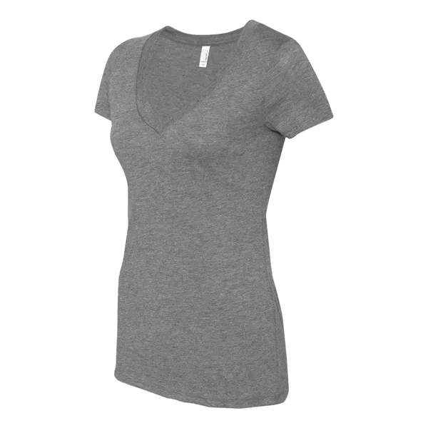 Next Level Women's Triblend Deep V-Neck T-Shirt, blank.... from ASI 84358 S&S Activewear