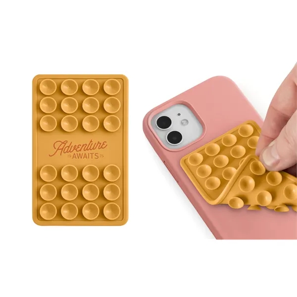 PMS-Matched Silicone Suction Phone Mount with a One-Color Pad Print, Bulk... from ASI 45657 Pop! Promos