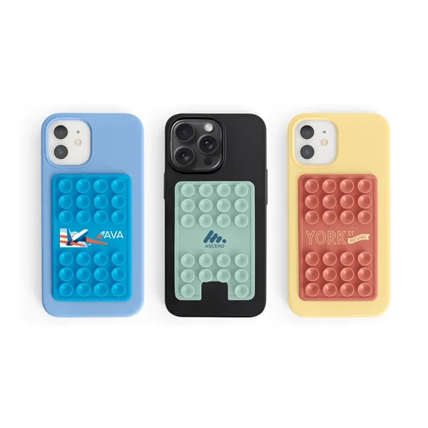 PMS-Matched Silicone Suction Phone Mount with a One-Color Pad Print, Bulk... from ASI 45657 Pop! Promos