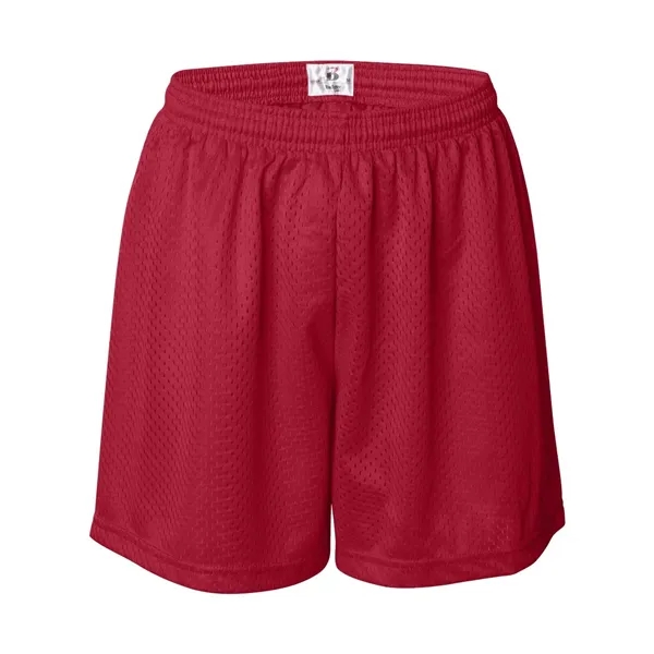 Women's pro mesh shorts with 5" inseam. Blank product.... from ASI 84358 S&S Activewear