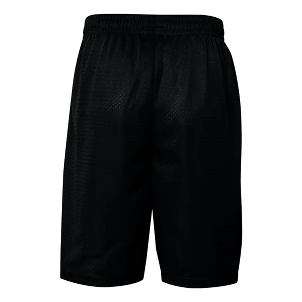 Polyester 9" pro mesh pocketed shorts. Blank product.... from ASI 84358 S&S Activewear