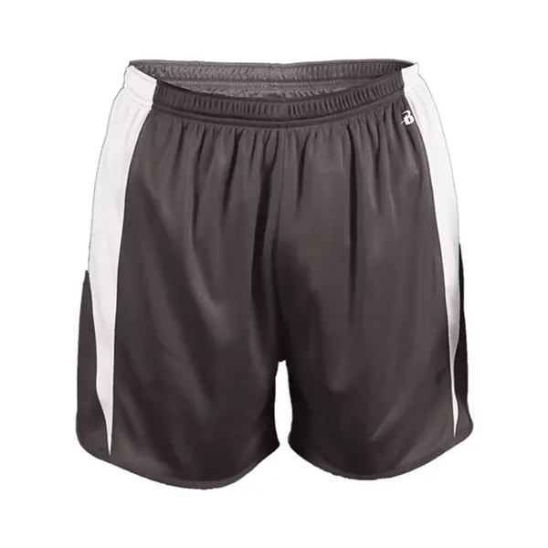 100% polyester shorts with moisture management, antimicrobial enhancements, and contrast side... from ASI 84358 S&S Activewear