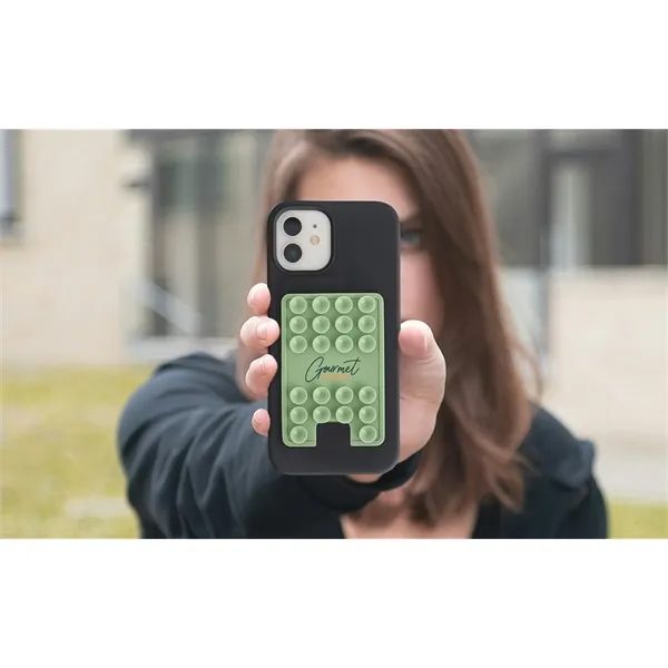 PMS-Matched Silicone Suction Phone Mount with a One-Color Pad Print, Bulk... from ASI 45657 Pop! Promos