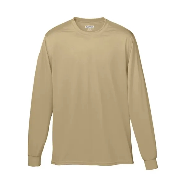 Performance long sleeve t-shirt with a self-fabric collar and cuffs. Blank... from ASI 84358 S&S Activewear