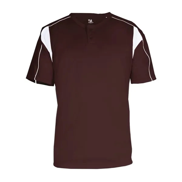 Performance fabric two-button placket jersey... from ASI 84358 S&S Activewear