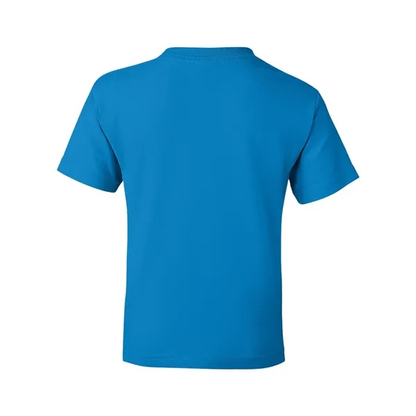 Youth 5.6 oz preshrunk 50% polyester / 50% cotton t-shirt. Blank... from ASI 84358 S&S Activewear
