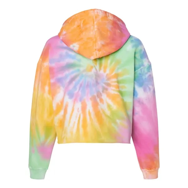 Colortone Tie-Dyed Crop Hooded Sweatshirt... from ASI 84358 S&S Activewear