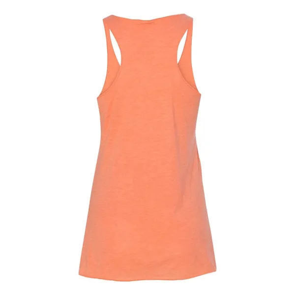 Women's tri-blend racerback tank top with overlock hem on neck. Blank... from ASI 84358 S&S Activewear