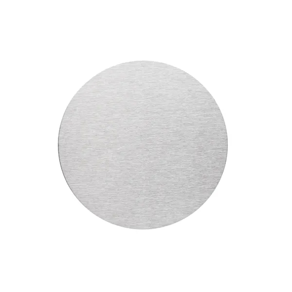 Round-shaped stainless steel coaster with black eva bottom pad and 1... from ASI 37218 Athena Promo (tm)