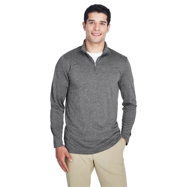 Ultra Club Cool & Dry Heathered Performance Quarter-Zip... from ASI 84358 S&S Activewear