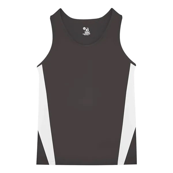 Moisture-wicking, antimicrobial singlet made of 100% polyester with contrast side inserts.... from ASI 84358 S&S Activewear