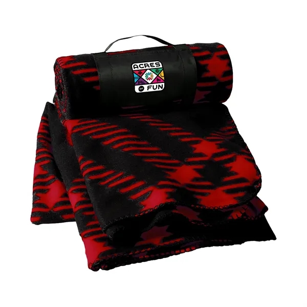 Rolled Up Fleece Blanket... from ASI 30208 A P Specialties / AP Specialties