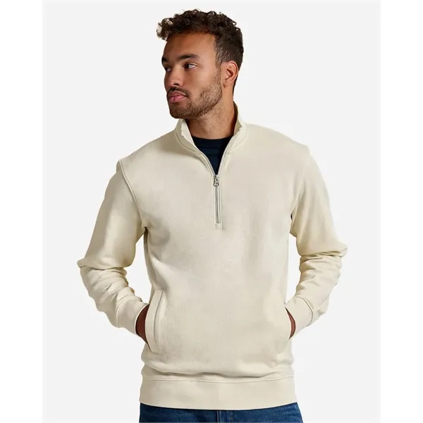 J. America BTB Fleece Quarter-Zip Sweatshirt... from ASI 84358 S&S Activewear