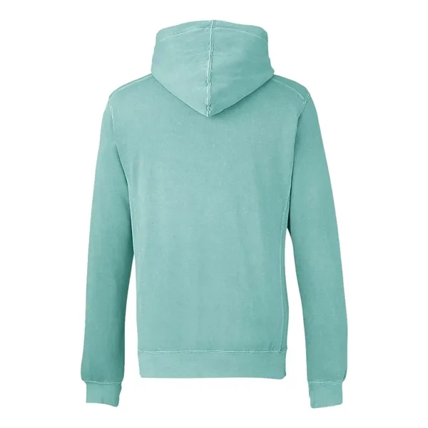 J. America Pigment-Dyed Fleece Hooded Sweatshirt... from ASI 84358 S&S Activewear