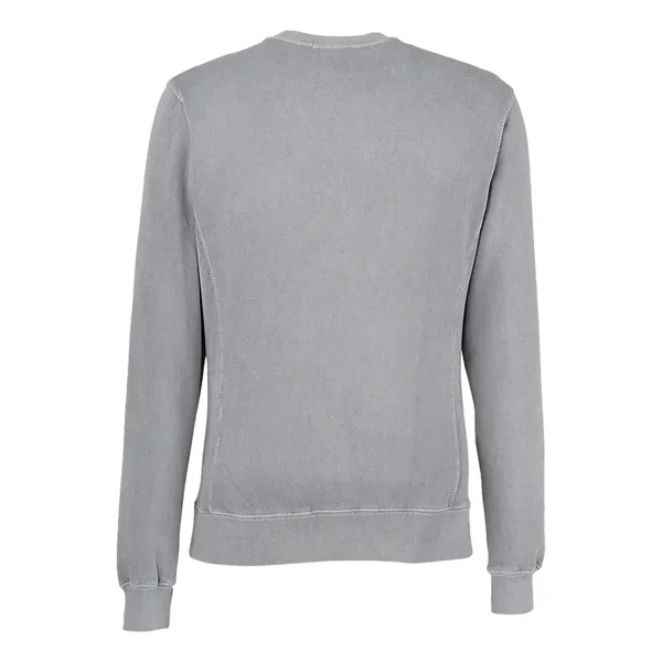 J. America Pigment-Dyed Fleece Crewneck Sweatshirt... from ASI 84358 S&S Activewear