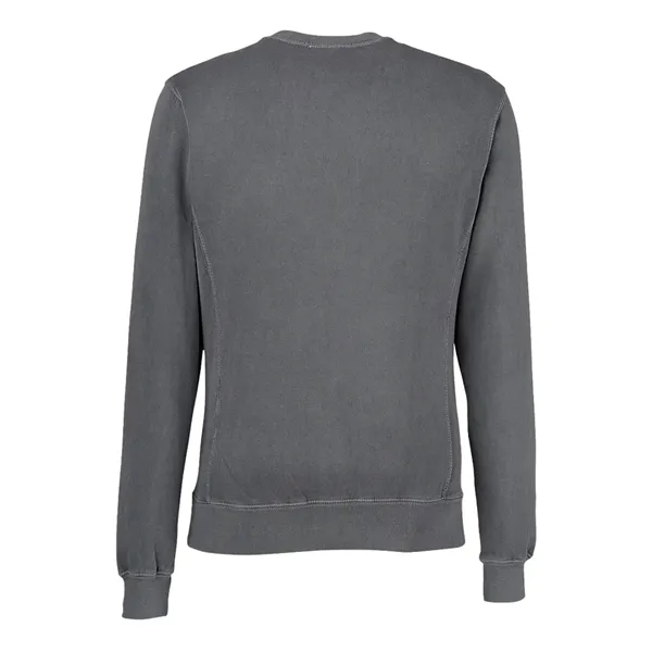 J. America Pigment-Dyed Fleece Crewneck Sweatshirt... from ASI 84358 S&S Activewear