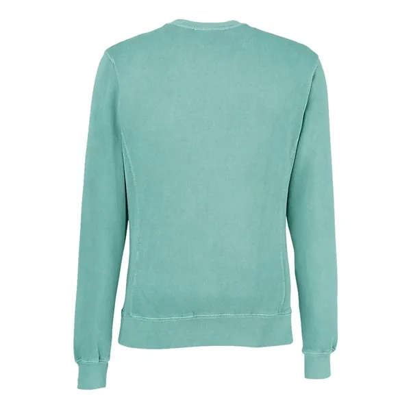 J. America Pigment-Dyed Fleece Crewneck Sweatshirt... from ASI 84358 S&S Activewear