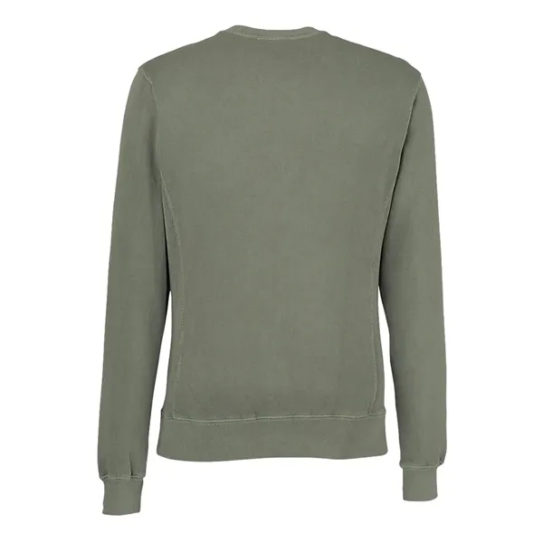 J. America Pigment-Dyed Fleece Crewneck Sweatshirt... from ASI 84358 S&S Activewear