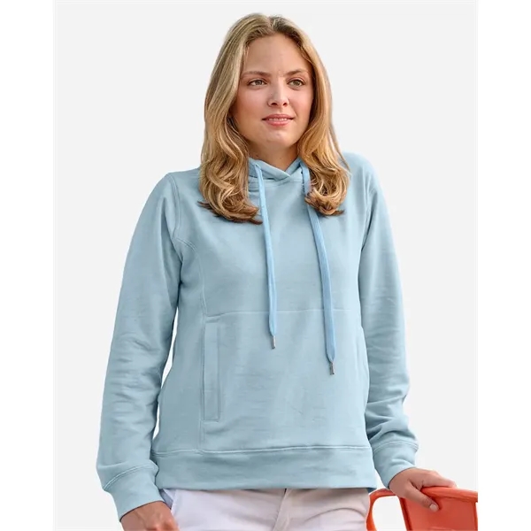 J. America Women's Electric Fleece Hooded Sweatshirt... from ASI 84358 S&S Activewear