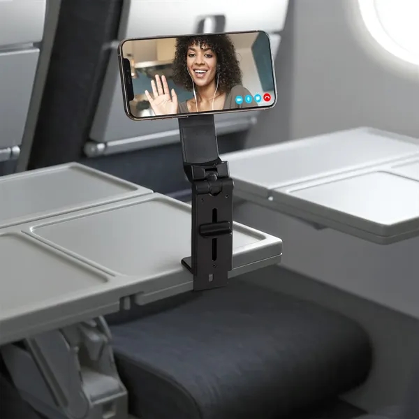 Clamp-style magnetic phone holder with pivoting head adjusts to any angle... from ASI 61966 HPG / HandStands HPG Gold