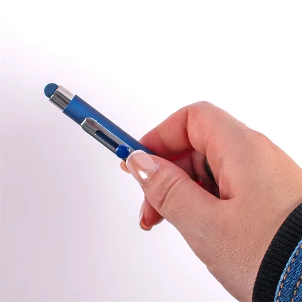 Modern stylus pen with recycled aluminum design, comfort grip, and smooth... from ASI 61966 HPG / Hub Pen