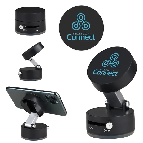 Magnetic phone holder with suction cup base keeps your device secure... from ASI 61966 HPG / HandStands HPG Gold